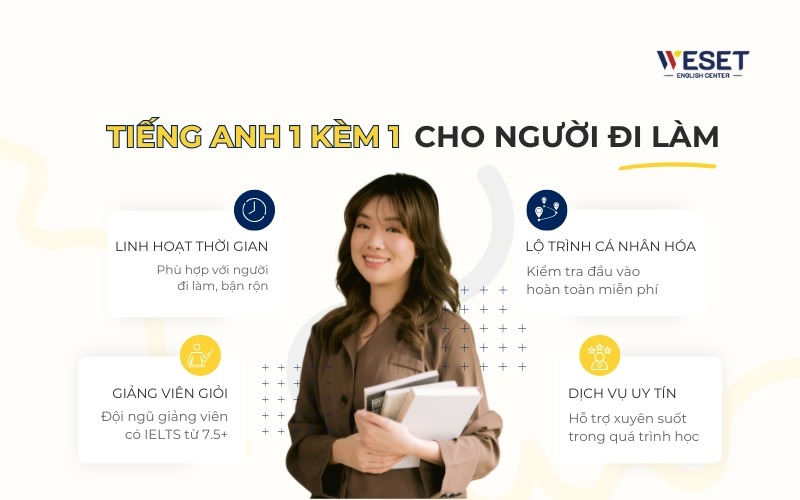 Bí quyết học tiếng Anh 1 kèm 1 cho người đi làm bận rộn mà vẫn giỏi.
