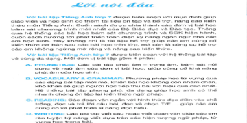 Các dạng bài tập tiếng anh lớp 7 global success phổ biến | Kèm lời giải hay lắm.