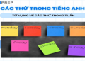 Tổng hợp các thứ trong tiếng anh: Từ Thứ Hai đến Chủ Nhật nói thế nào cho đúng?