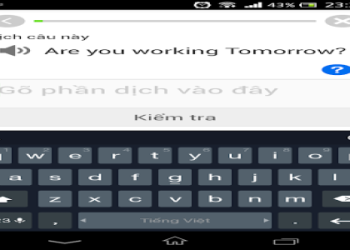 Nói tiếng Anh dễ hơn: Thử ngay ứng dụng học tiếng anh giao tiếp này.