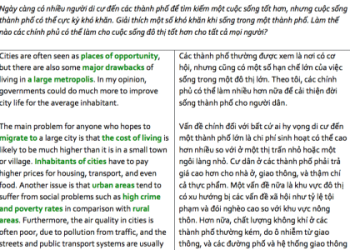 Học cách viết với mẫu writing IELTS điểm cao, cực kỳ đơn giản cho người mới.