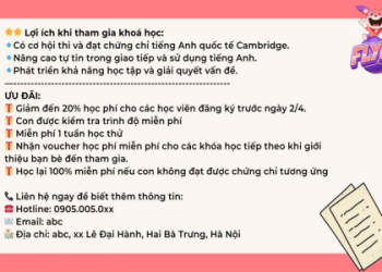 Bí quyết chọn khóa học tiếng anh ôn thi đại học tập trung vào kỹ năng yếu